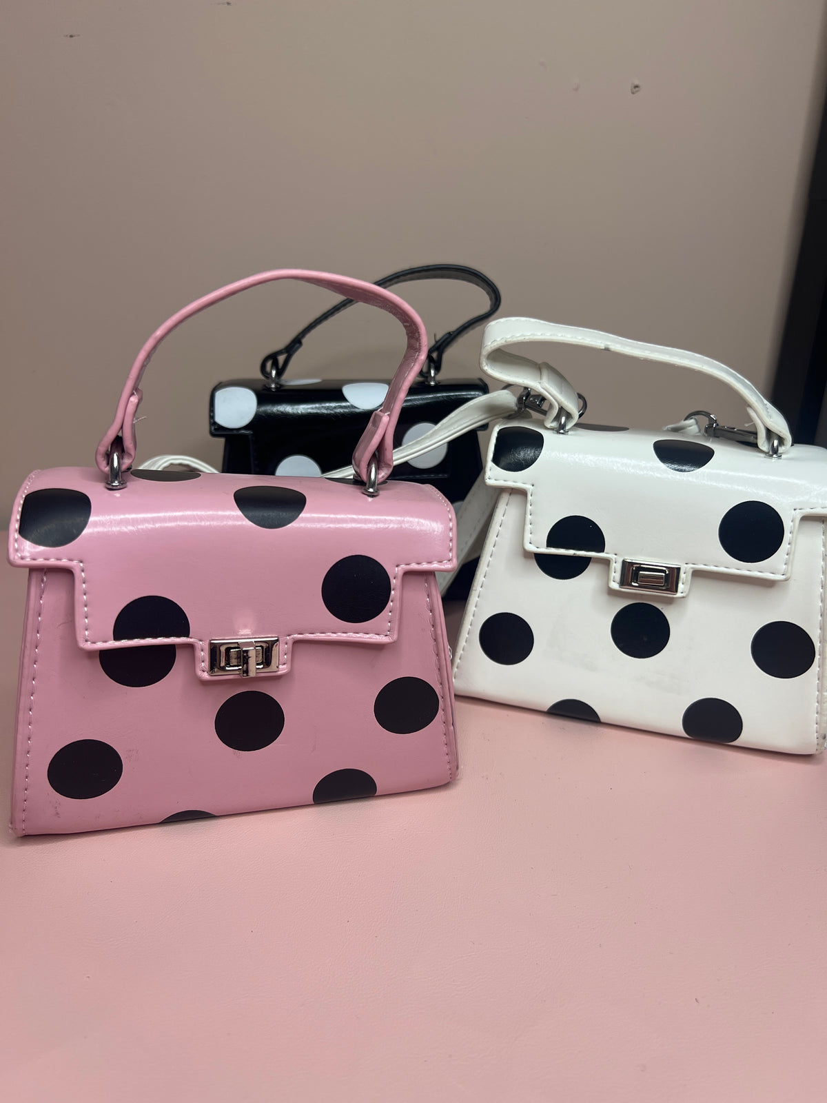 Mini tas roze